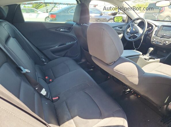 1G1ZB5ST5JF166317 2018 CHEVROLET MALIBU Black Widok tylnych siedzeń