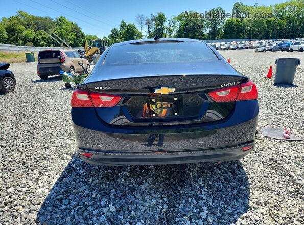 1G1ZB5ST5JF166317 2018 CHEVROLET MALIBU Black Widok z tyłu