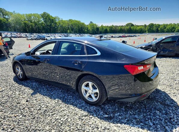 1G1ZB5ST5JF166317 2018 CHEVROLET MALIBU Black Tył lewy
