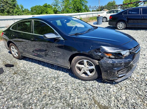 1G1ZB5ST5JF166317 2018 CHEVROLET MALIBU Black Przód prawy