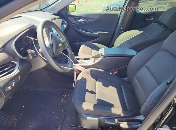 1G1ZB5ST5JF166317 2018 CHEVROLET MALIBU Black Widok wnętrza z przodu