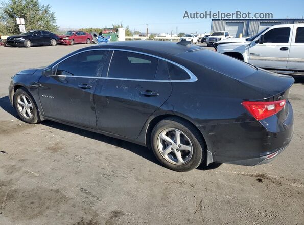 1G1ZB5ST5JF229223 2018 CHEVROLET MALIBU Black Rear left