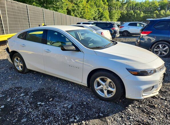 1G1ZB5ST5JF246216 2018 CHEVROLET MALIBU White 
