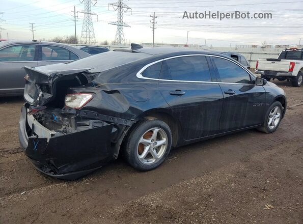 1G1ZB5ST5JF290720 2018 CHEVROLET MALIBU Black Rear right