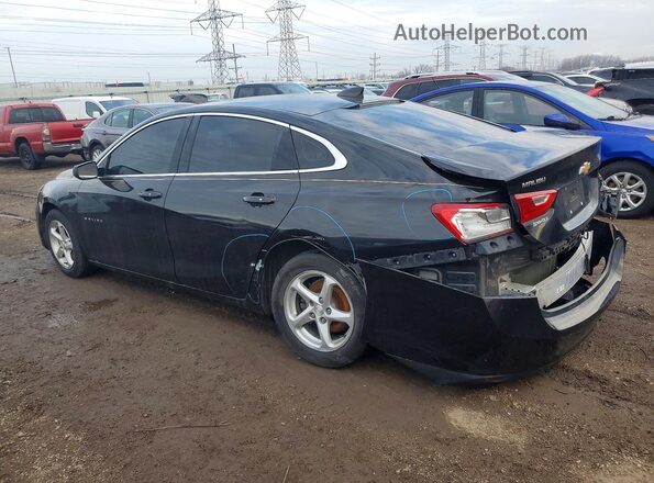 1G1ZB5ST5JF290720 2018 CHEVROLET MALIBU Black Rear left