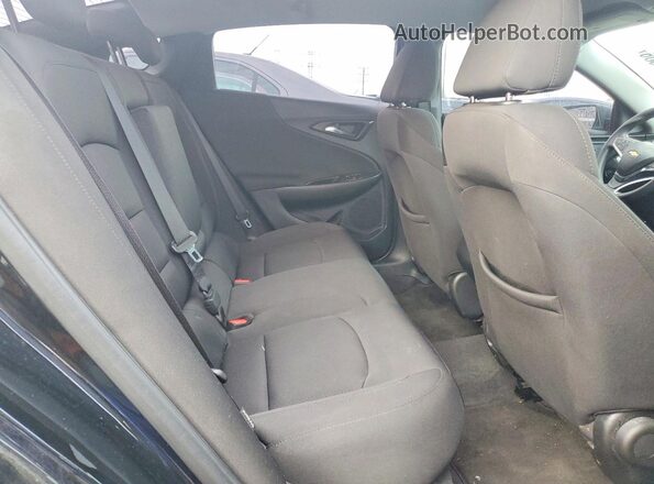 1G1ZB5ST5JF290720 2018 CHEVROLET MALIBU Black Rear seats view