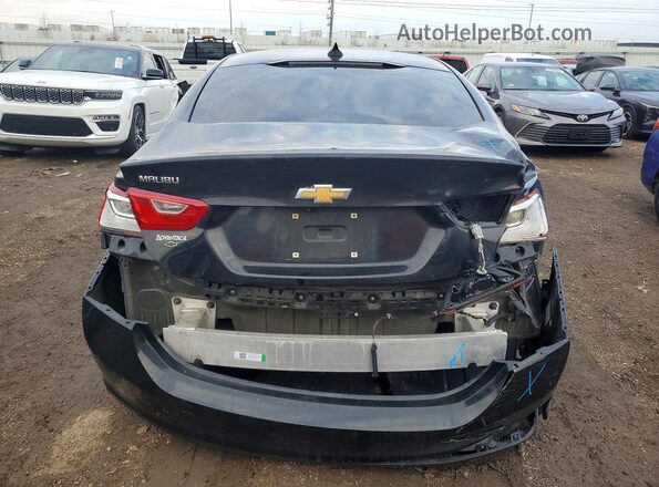 1G1ZB5ST5JF290720 2018 CHEVROLET MALIBU Black Rear view