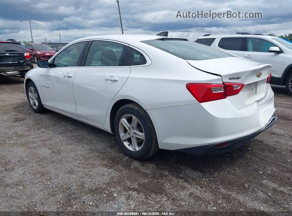 1G1ZB5ST5KF202055 2019 CHEVROLET MALIBU White Trasero izquierdo