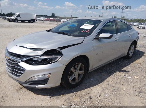 1G1ZB5ST5KF221382 2019 CHEVROLET MALIBU Серебряный Передняя левая четверть