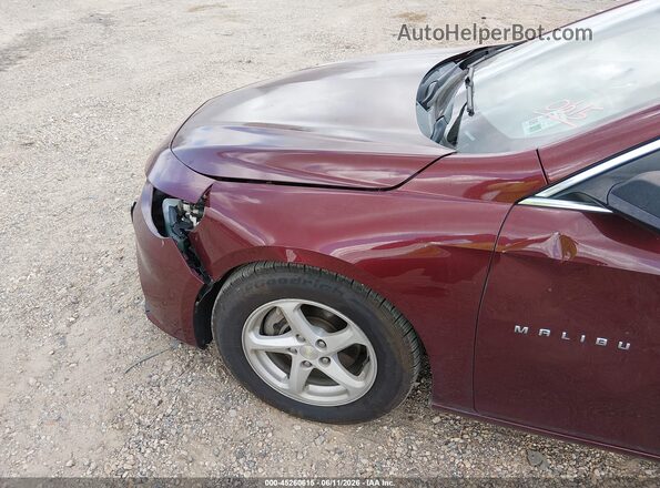 1G1ZB5ST6GF251384 2016 CHEVROLET MALIBU Burgundy 