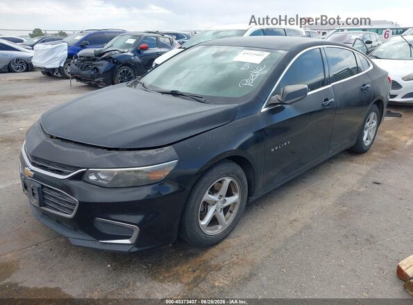1G1ZB5ST6GF314127 2016 CHEVROLET MALIBU Black Front left