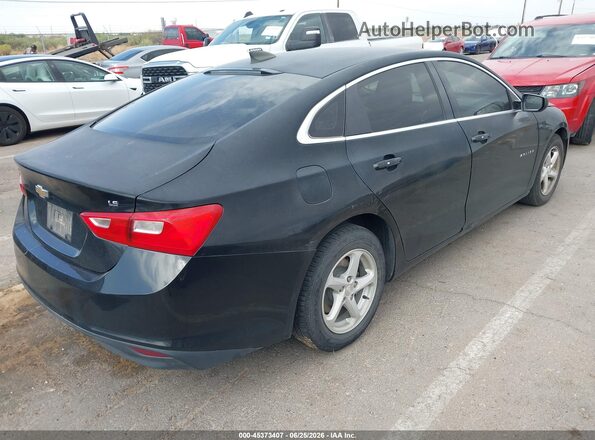 1G1ZB5ST6GF314127 2016 CHEVROLET MALIBU Black Rear right