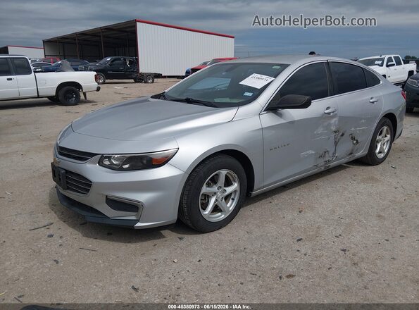 1G1ZB5ST6GF343871 2016 CHEVROLET MALIBU Silver Vista tres cuartos delantera izquierda