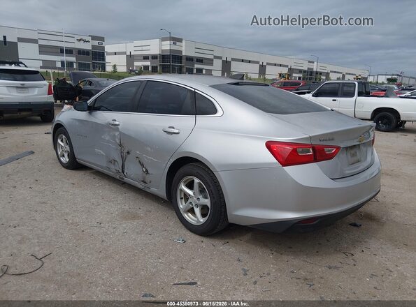 1G1ZB5ST6GF343871 2016 CHEVROLET MALIBU Silver Trasero izquierdo