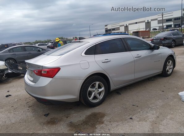 1G1ZB5ST6GF343871 2016 CHEVROLET MALIBU Silver Trasero derecho