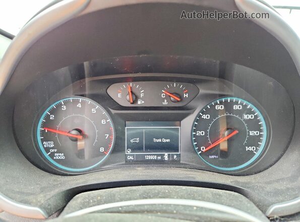 1G1ZB5ST6HF192175 2017 CHEVROLET MALIBU Gray Instrument cluster view
