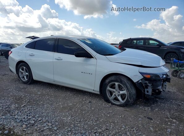1G1ZB5ST6JF101086 2018 CHEVROLET MALIBU White 