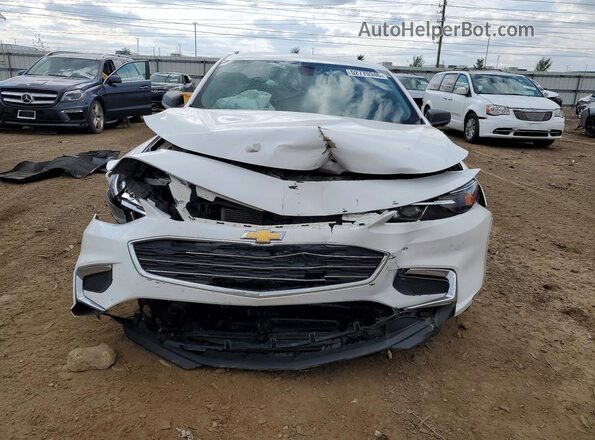 1G1ZB5ST6JF192439 2018 CHEVROLET MALIBU White Դիմացի տեսք