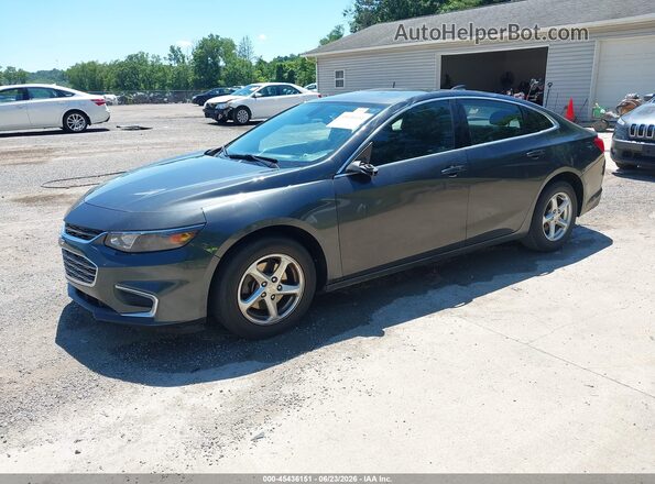 1G1ZB5ST6JF252283 2018 CHEVROLET MALIBU Gray Front left