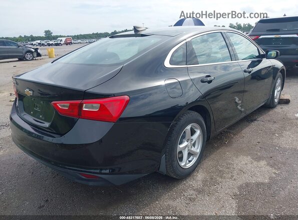 1G1ZB5ST6JF272145 2018 CHEVROLET MALIBU Black უკანა მარჯვენა