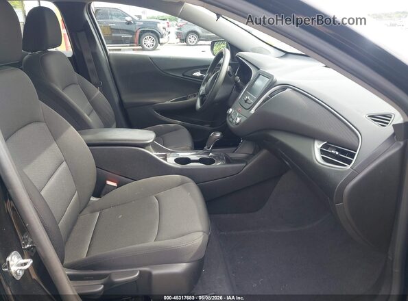 1G1ZB5ST6JF272145 2018 CHEVROLET MALIBU Black წინა სალონის ხედი