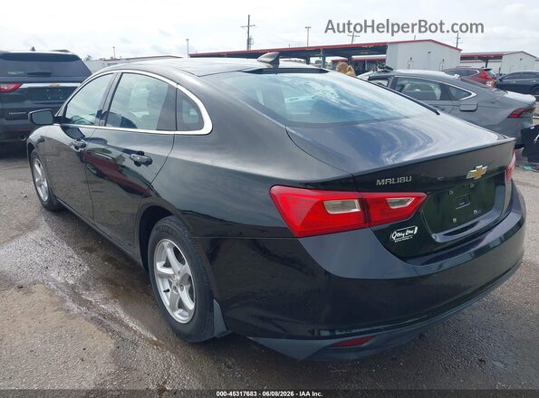 1G1ZB5ST6JF272145 2018 CHEVROLET MALIBU Black უკანა მარცხენა