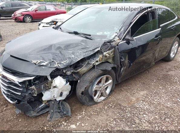 1G1ZB5ST6KF201058 2019 CHEVROLET MALIBU Black Вид спереду