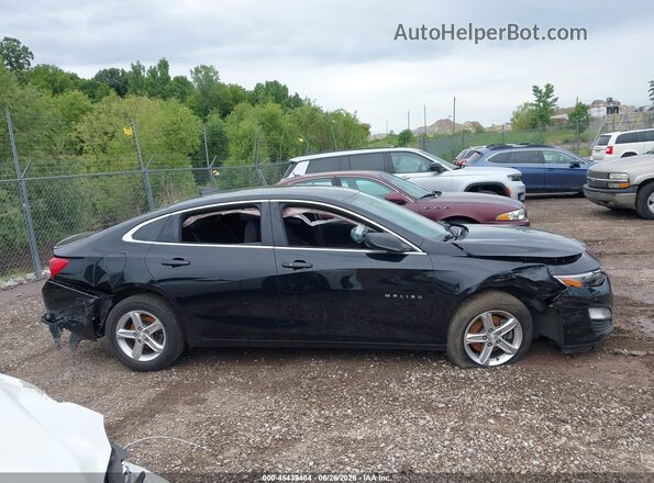 1G1ZB5ST6KF201058 2019 CHEVROLET MALIBU Black Вид задньої частини салону