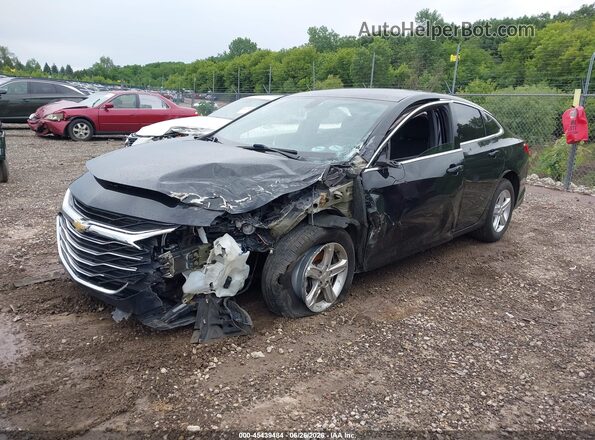 1G1ZB5ST6KF201058 2019 CHEVROLET MALIBU Black Передня ліва чверть