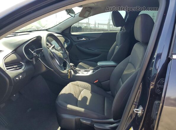 1G1ZB5ST6NF182094 2022 CHEVROLET MALIBU Black Front interior view