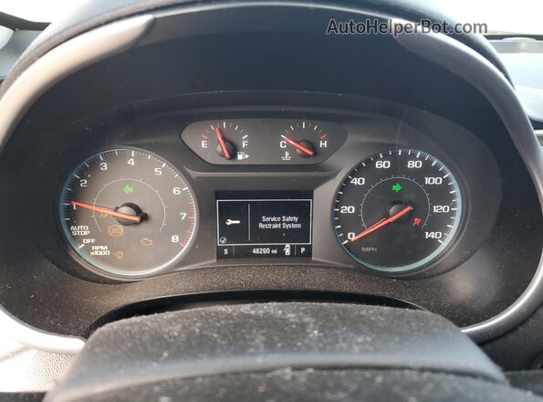 1G1ZB5ST6PF189517 2023 CHEVROLET MALIBU Silver Instrument cluster view