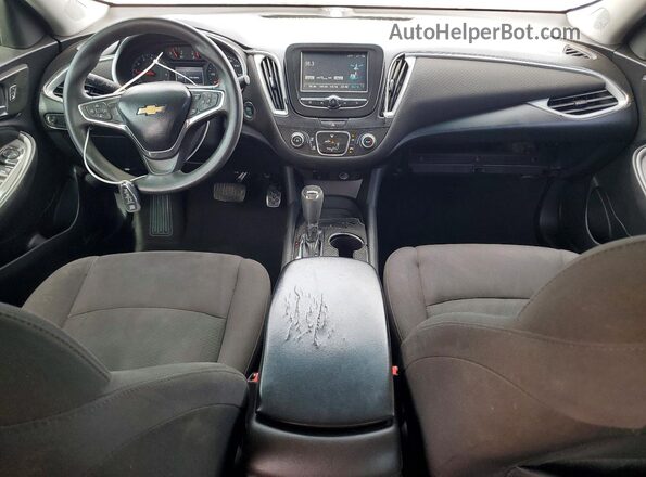 1G1ZB5ST7HF240170 2017 CHEVROLET MALIBU Blue Dashboard view