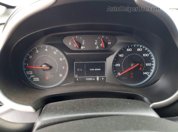 1G1ZB5ST7HF240170 2017 CHEVROLET MALIBU Blue Instrument cluster view