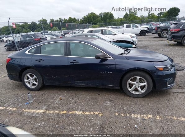 1G1ZB5ST7HF290986 2017 CHEVROLET MALIBU Blue Вид задньої частини салону