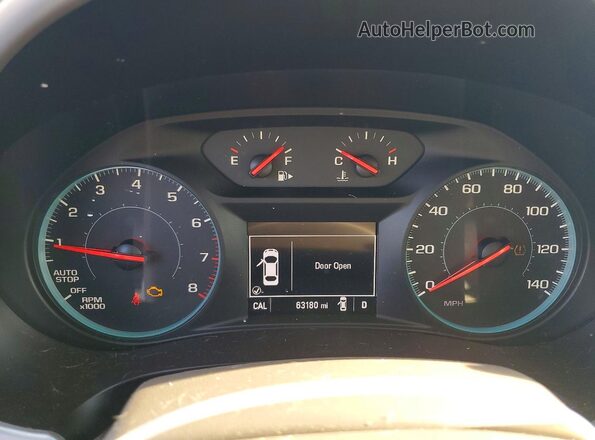 1G1ZB5ST7JF288161 2018 CHEVROLET MALIBU Silver Սարքավորումների վահանակի տեսք
