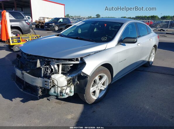1G1ZB5ST7KF201408 2019 CHEVROLET MALIBU Silver წინა მარცხენა ხედი სამი მეოთხედიდან