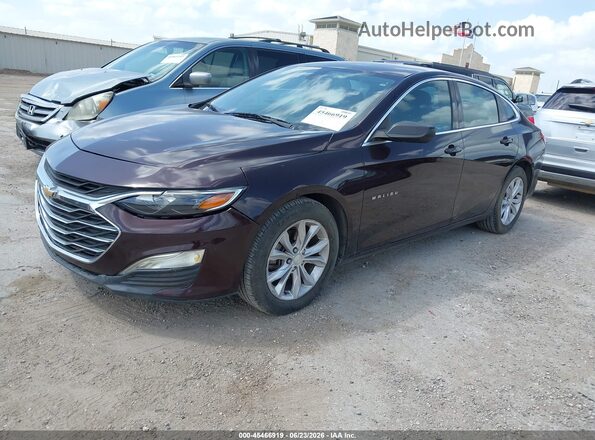 1G1ZB5ST7LF016664 2020 CHEVROLET MALIBU Purple წინა მარცხენა ხედი სამი მეოთხედიდან