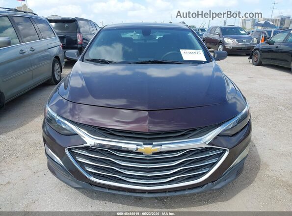 1G1ZB5ST7LF016664 2020 CHEVROLET MALIBU Purple ხელსაწყოთა პანელის ხედი
