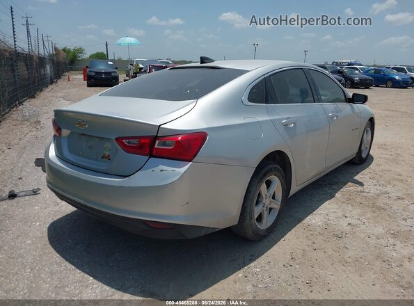 1G1ZB5ST7MF040934 2021 CHEVROLET MALIBU Silver Trasero derecho