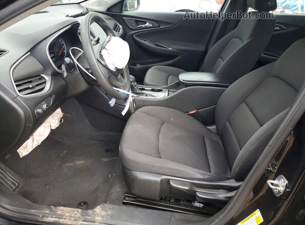 1G1ZB5ST7MF054669 2021 CHEVROLET MALIBU Черный Вид салона спереди