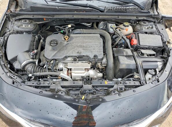 1G1ZB5ST7MF054669 2021 CHEVROLET MALIBU Черный Вид задней части салона
