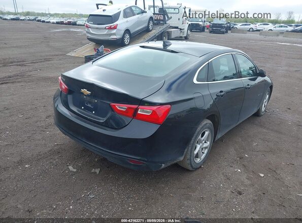 1G1ZB5ST8JF201187 2018 CHEVROLET MALIBU Black უკანა მარჯვენა