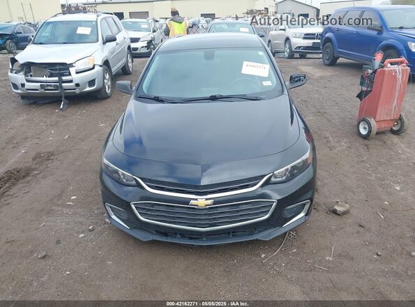 1G1ZB5ST8JF201187 2018 CHEVROLET MALIBU Black ხელსაწყოთა პანელის ხედი
