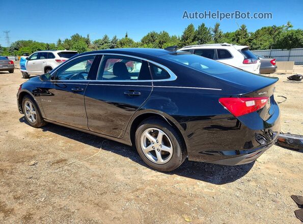 1G1ZB5ST8JF290629 2018 CHEVROLET MALIBU Black უკანა მარცხენა