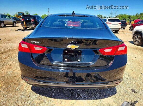 1G1ZB5ST8JF290629 2018 CHEVROLET MALIBU Black უკანა ხედი