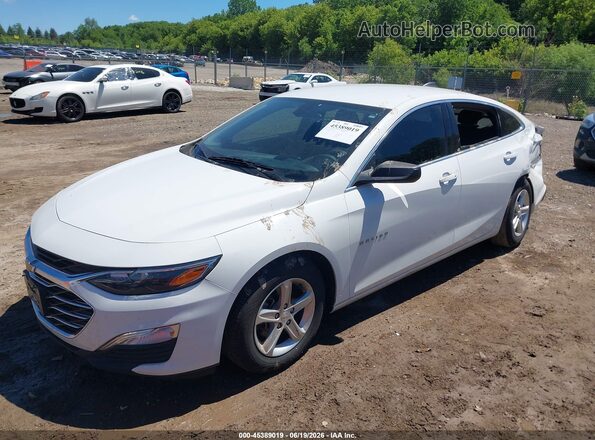 1G1ZB5ST8LF120581 2020 CHEVROLET MALIBU White Առջևի ձախ երեք քառորդ տեսարան