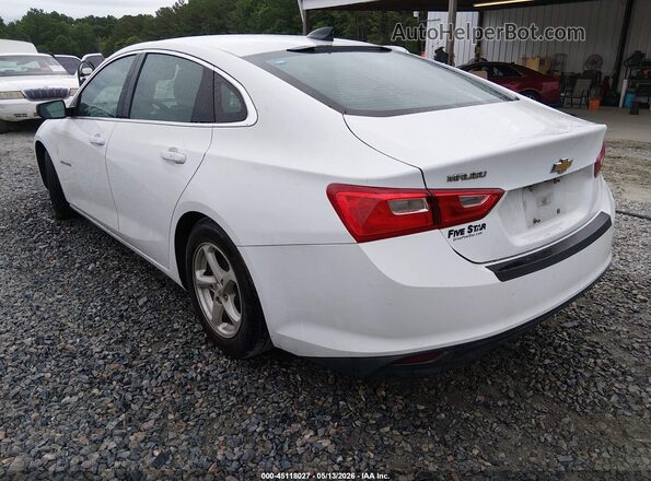 1G1ZB5ST9HF201063 2017 CHEVROLET MALIBU White Հետևի ձախ