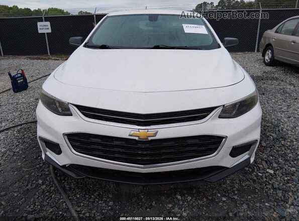 1G1ZB5ST9HF201063 2017 CHEVROLET MALIBU White Առջևի վահանակի տեսք