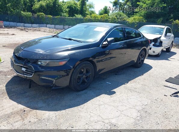 1G1ZB5ST9HF292898 2017 CHEVROLET MALIBU Black Przód lewy