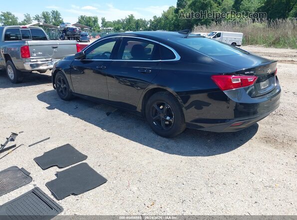 1G1ZB5ST9HF292898 2017 CHEVROLET MALIBU Black Tył lewy